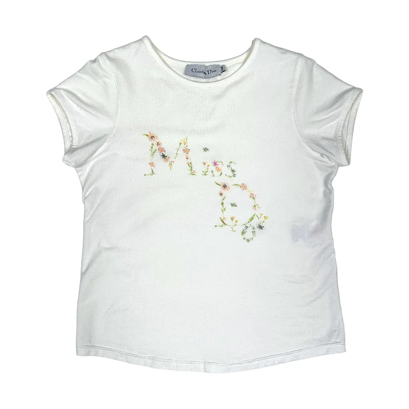 DIOR "MISS DIOR" DIAMONTE FLORAL TOP