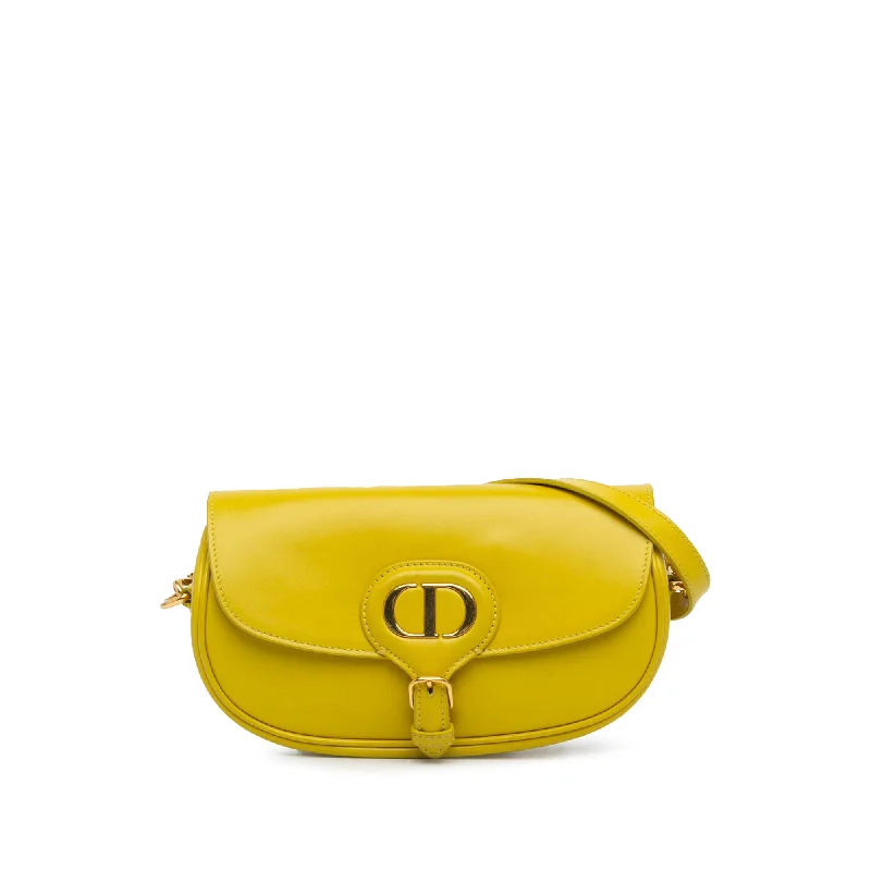 Yellow Dior Calfskin Bobby East West Crossbody