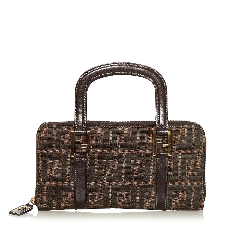 Fendi Zucca Canvas Handbag