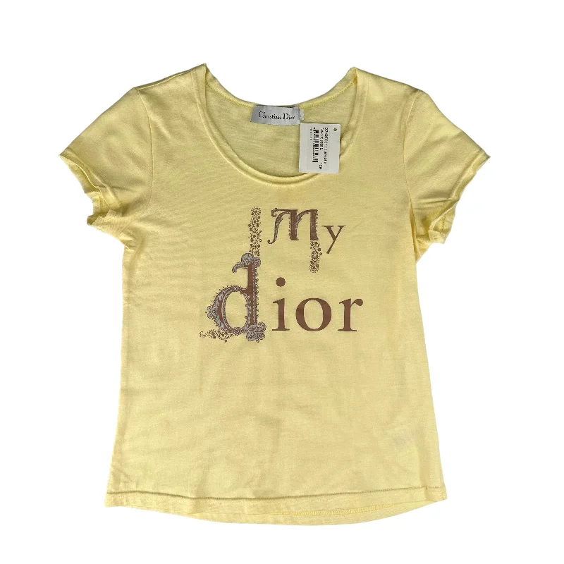 DIOR JAUNE POLLEN BABY TEE