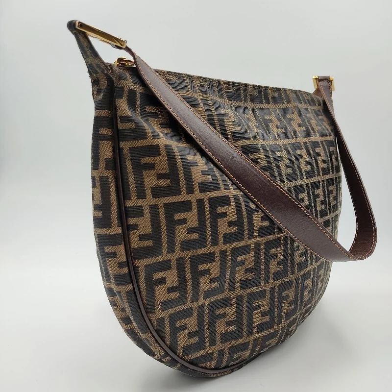 Fendi Fendi vintage Hobo shoulder bag in monogram canvas - '10s