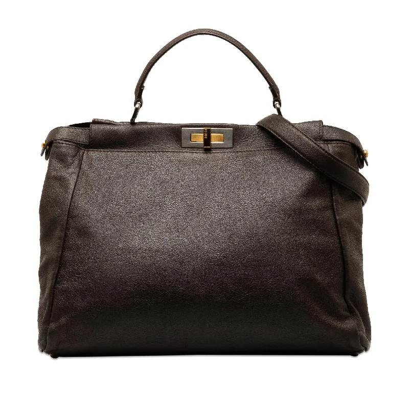 Fendi Large Peekaboo Satchel (SHG-cYT7Bd)