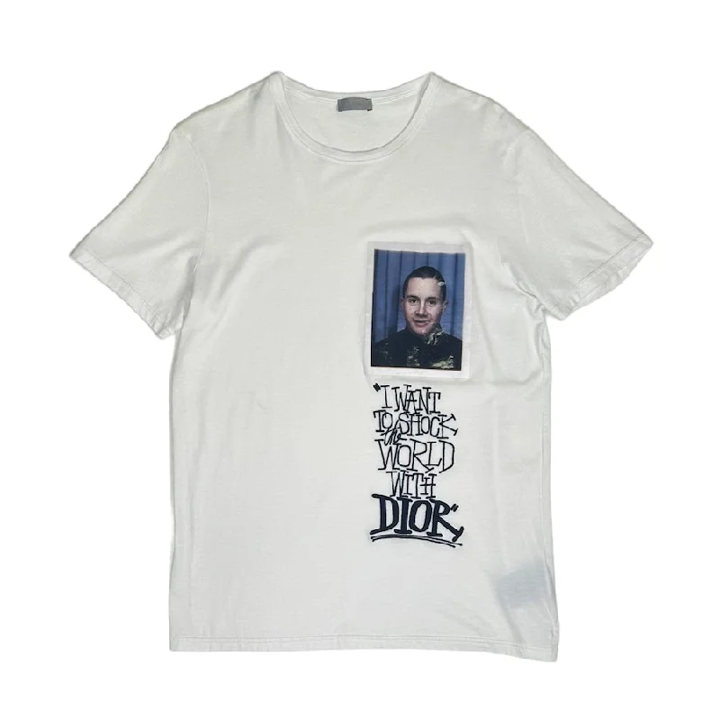 DIOR X STUSSY 'ROCK THE WORLD' TEE