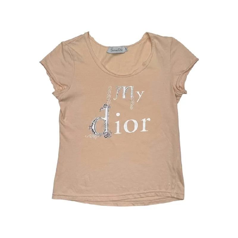 DIOR "MY DIOR" DIAMONTE TEE - NUDE