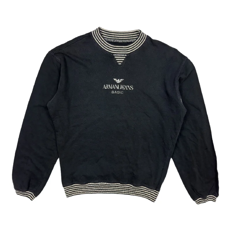 Armani Jeans Basic Navy Crewneck Sweatshirt