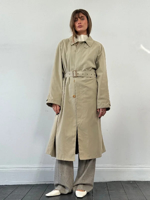 Giorgio Armani Cotton Belted Trench Coat - XXL