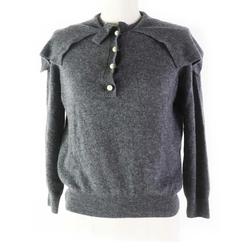 Christian Dior knit 354S48AM053 cashmere Charcoal gray 42