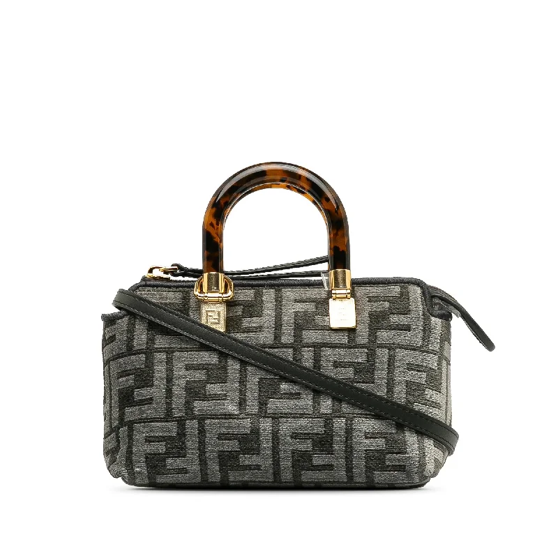 Fendi Mini Zucca Tapestry By The Way Satchel (SHG-yLdvot)