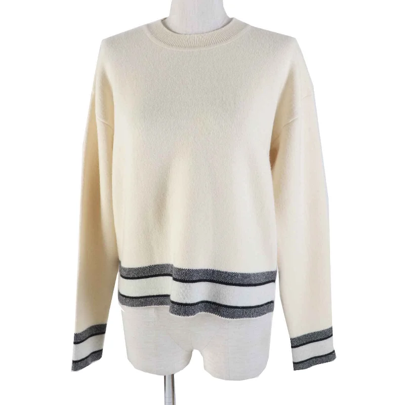 Christian Dior knit 014S55AM042 cashmere Ivory black 38