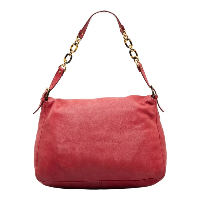 Fendi Leather Mamma Forever Shoulder Bag - '10s