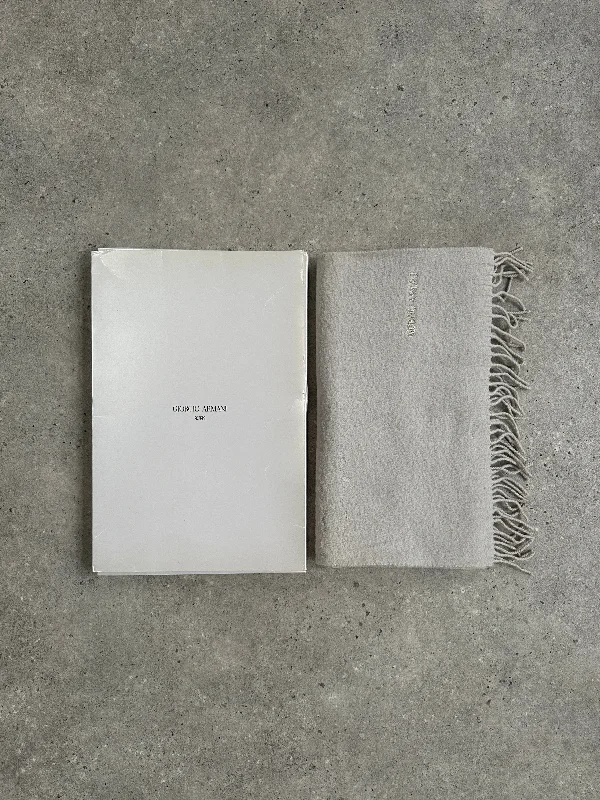 Giorgio Armani Pure Wool Logo Scarf