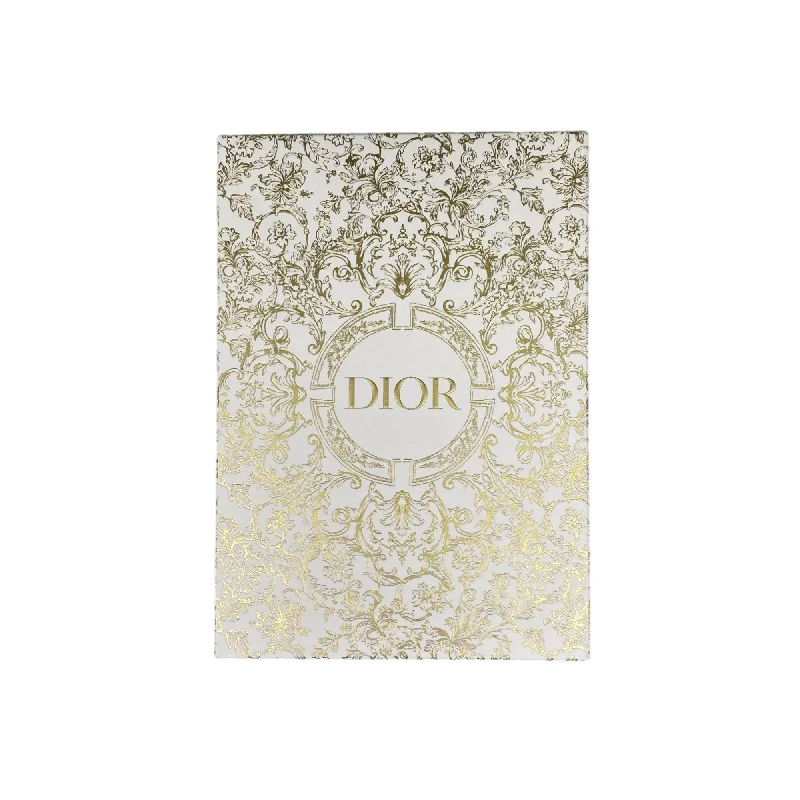 (NEW) DIOR HOLIDAY NOTEBOOK WHITE/GOLD