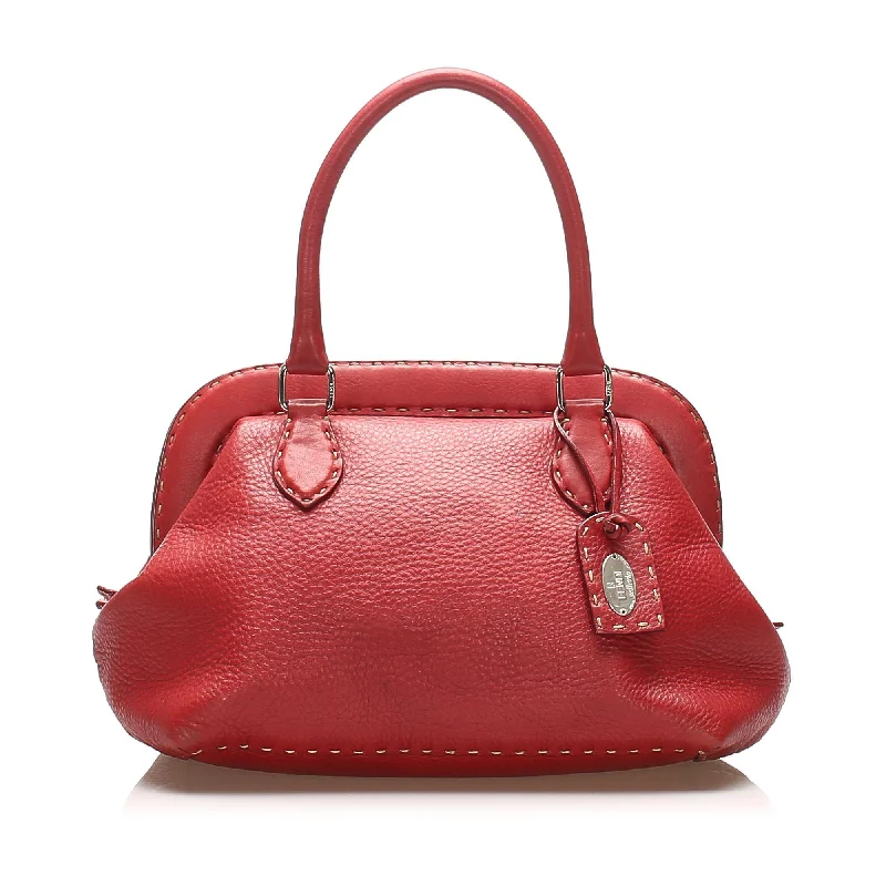 Fendi Selleria Leather Handbag (SHG-14893)