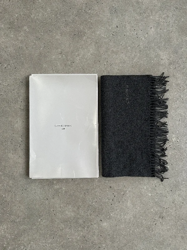 Giorgio Armani Pure Wool Logo Scarf