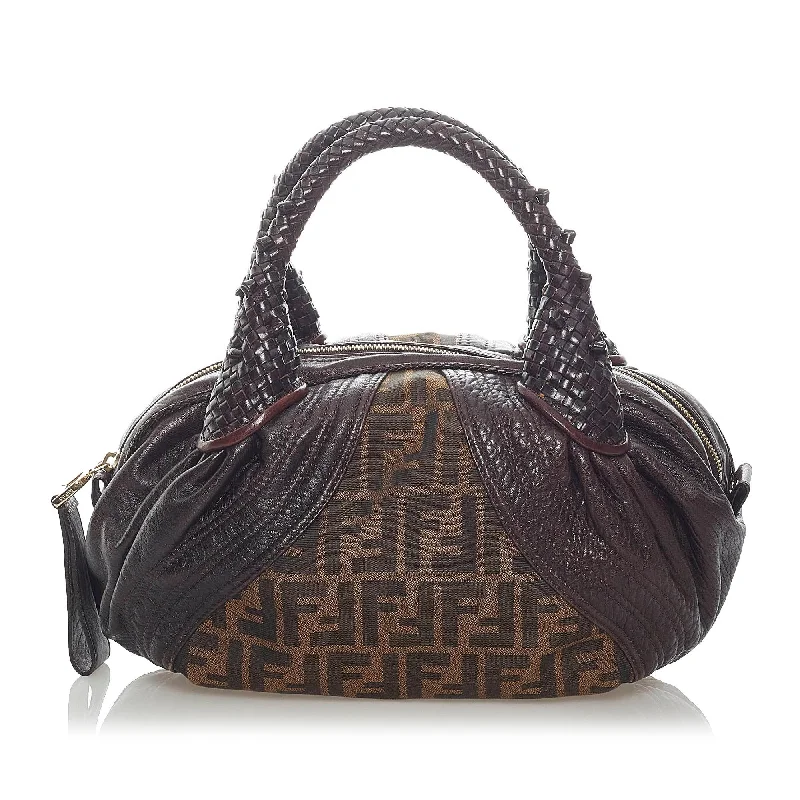 Fendi Zucca Spy Canvas Handbag