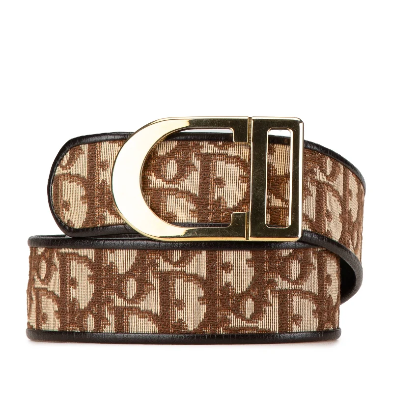 Brown Dior Oblique CD Belt