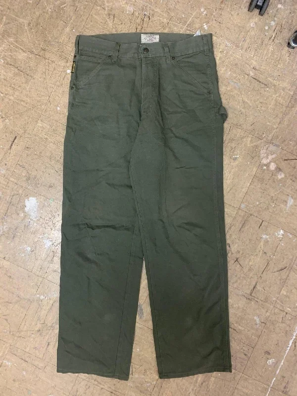 (32) Armani 1990s Heavy Cotton Carpenter Trousers