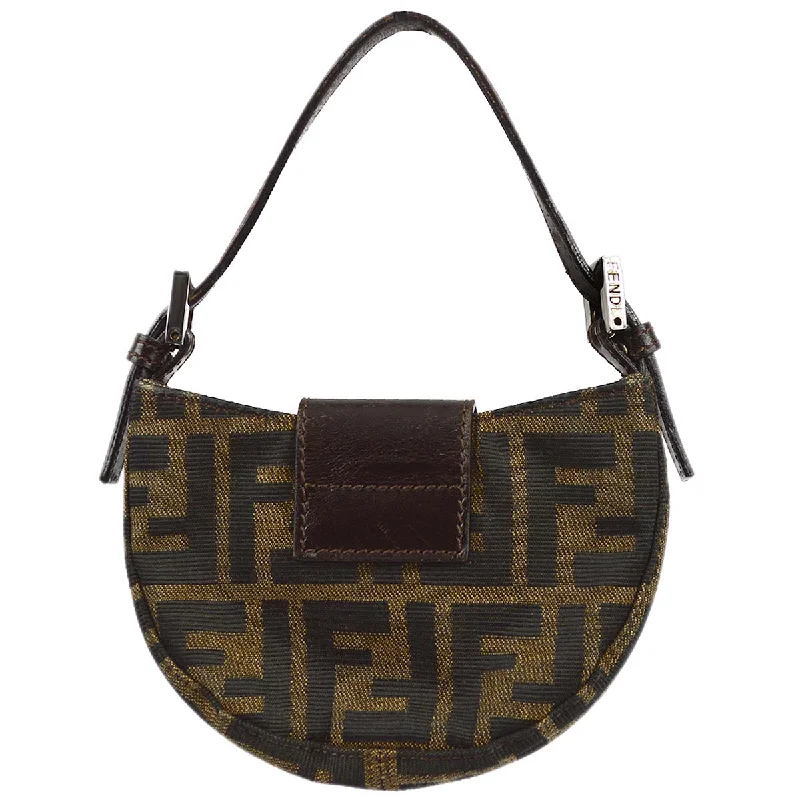 Fendi Brown Zucca Micro Handbag