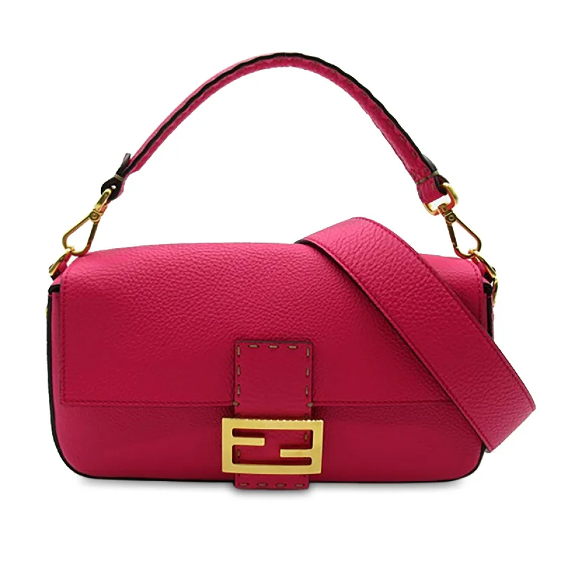 Fendi Selleria Leather Baguette (SHG-K8CeFA)