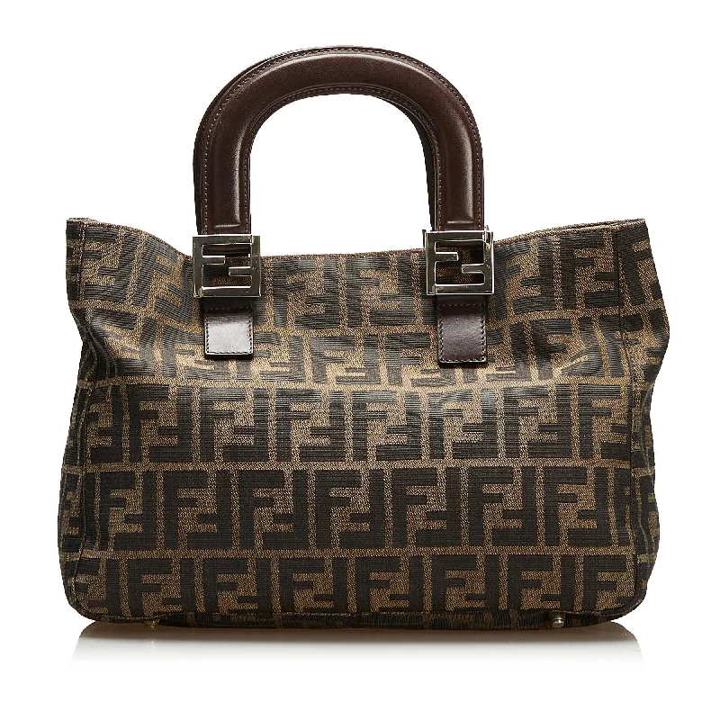 Fendi Zucca Handle Handbag