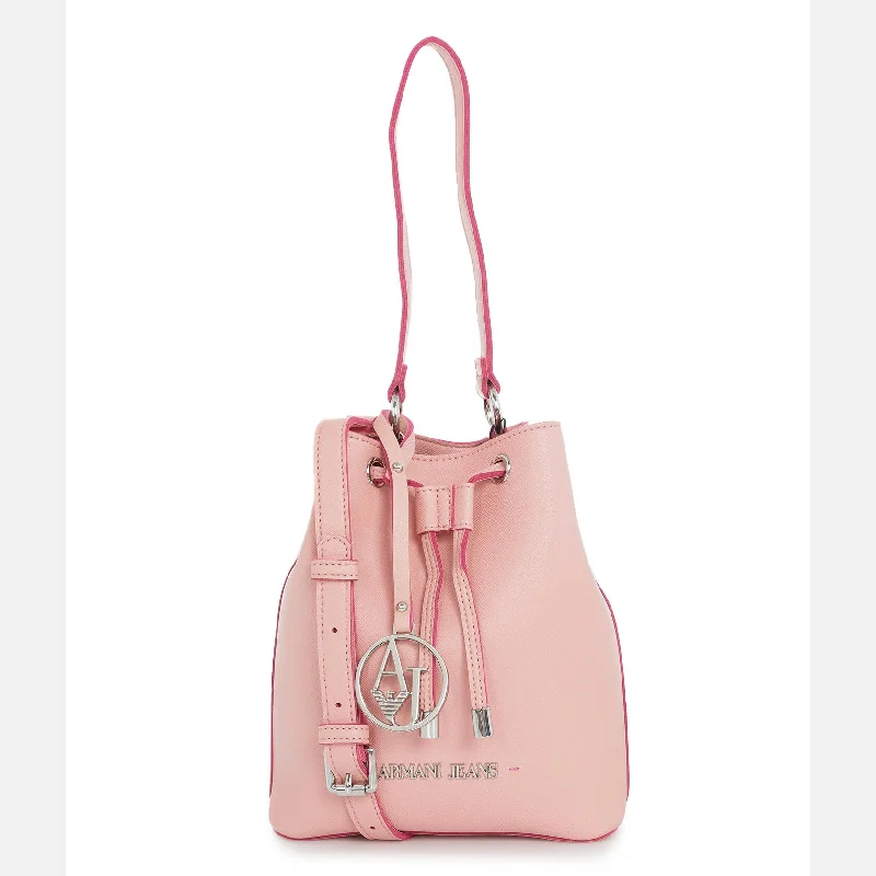 A.R.M.A.N.I J.E.A.N.S Bucket Bag in Cute Pink For Crossbody Wear