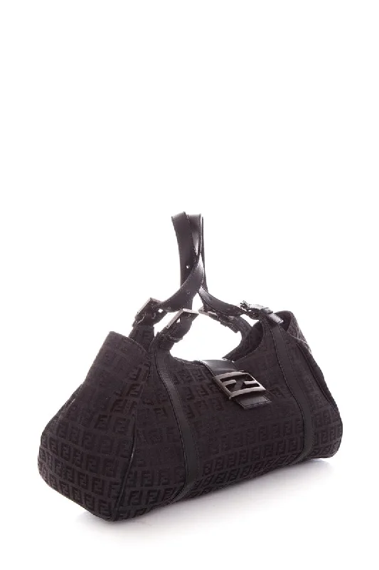 Fendi Black Zucca Handbag