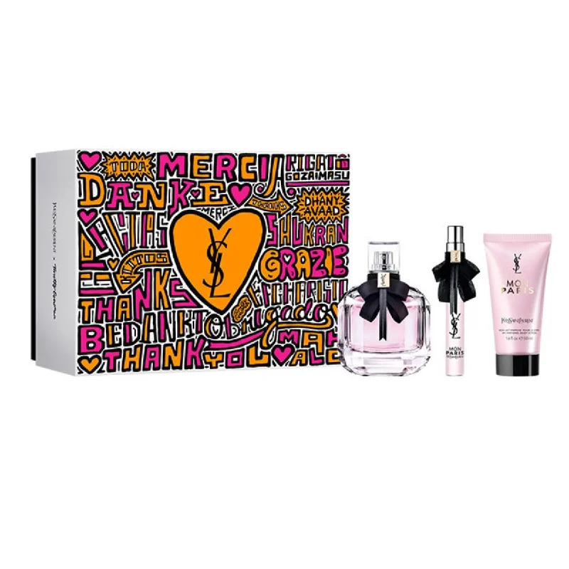 Estuche Mon Paris YSL Edp 90ML+10ML+50ML B/L Mujer