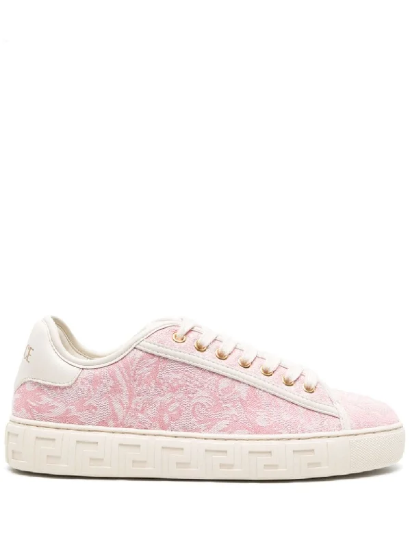 VERSACE Jacquard Mini Sneakers for Women