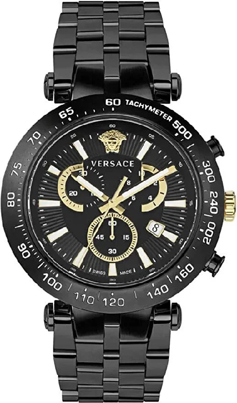 Versace Men's Watch Bold Chrono 46mm Black Bracelet VEJB00722