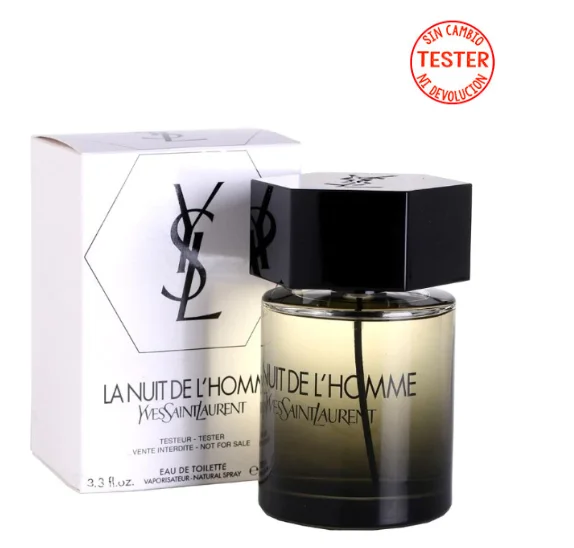 La Nuit de L'Homme EDT 100 ML (Tester - Probador)- Yves Saint Laurent