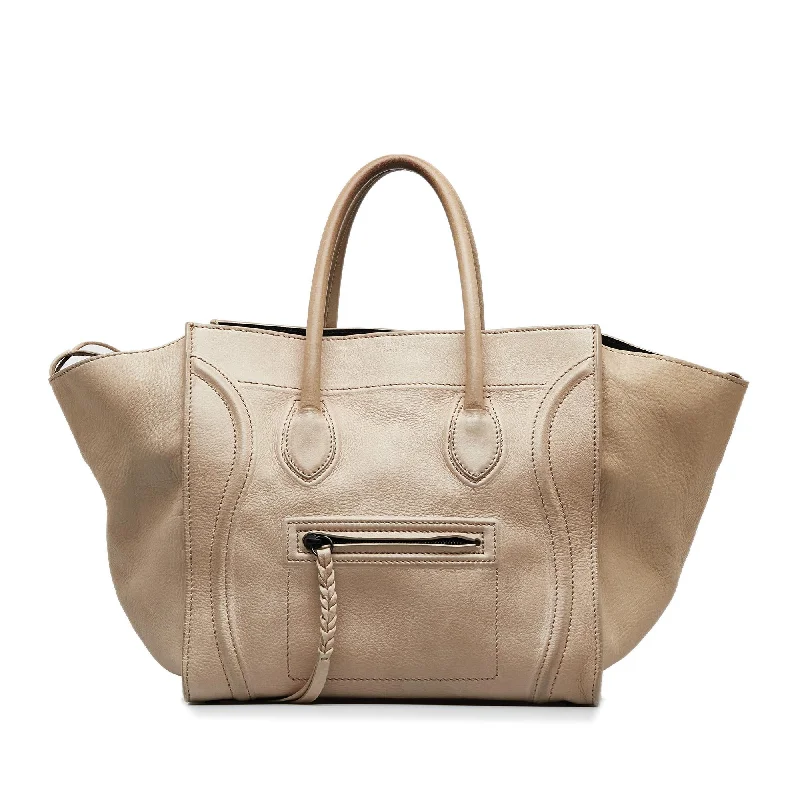 Celine Medium Luggage Phantom Tote (SHG-bAIcFX)