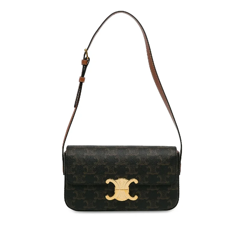 Celine Triomphe Claude Shoulder Bag (SHG-3lPywQ)