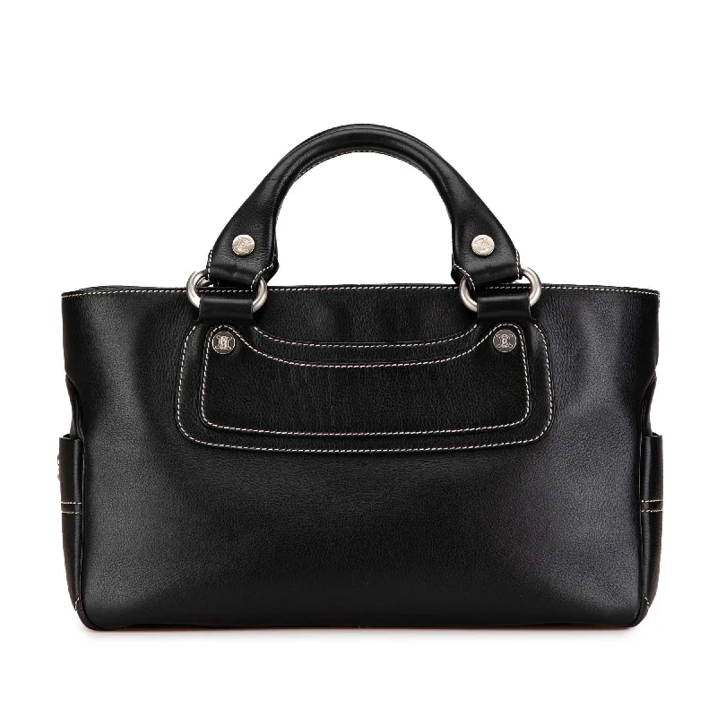 Celine Leather Boogie Handbag (SHG-kAmFNS)