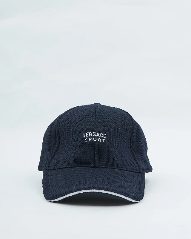 Versace Sport Navy Mesh Baseball Cap