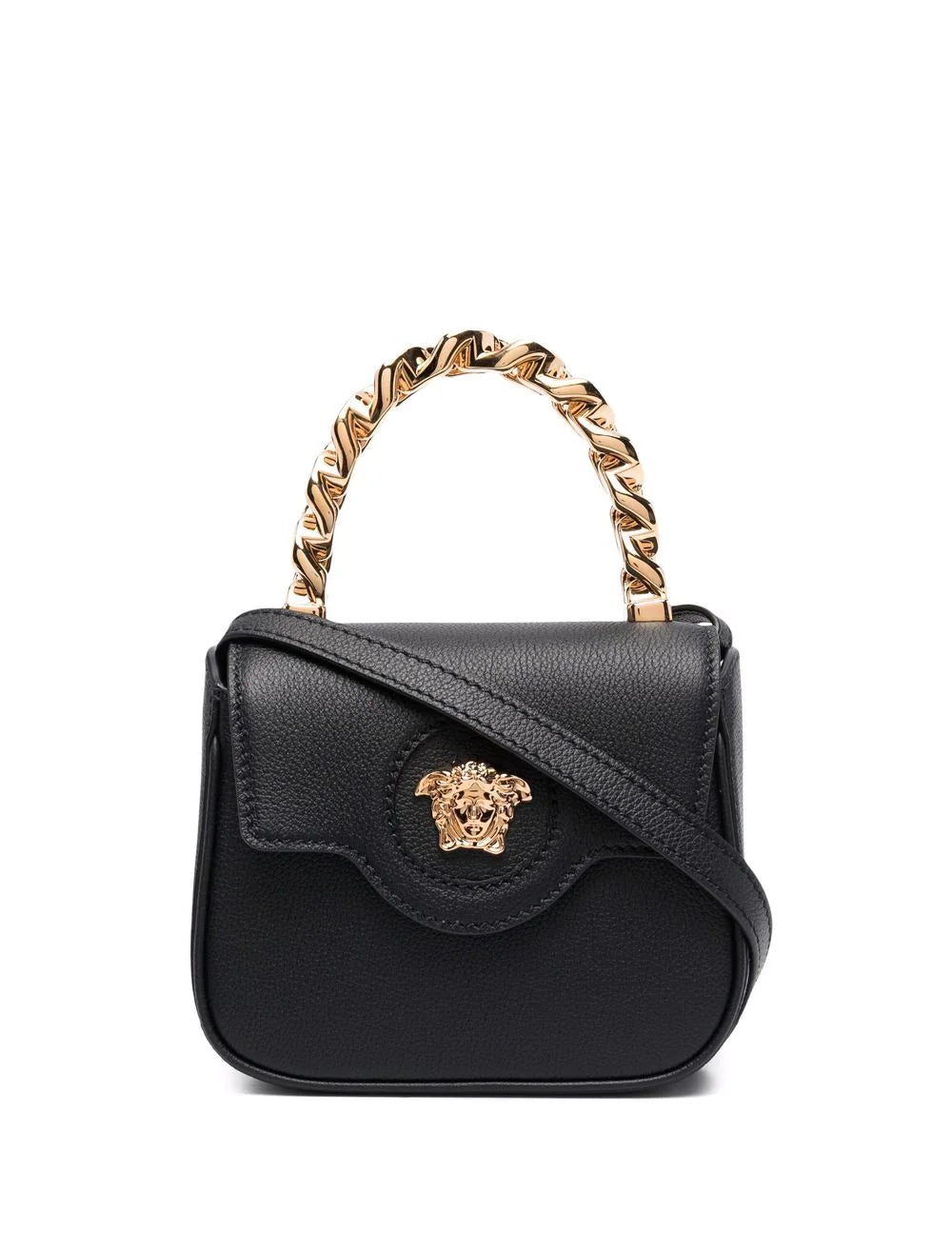 Versace Black La Medusa Mini Bag