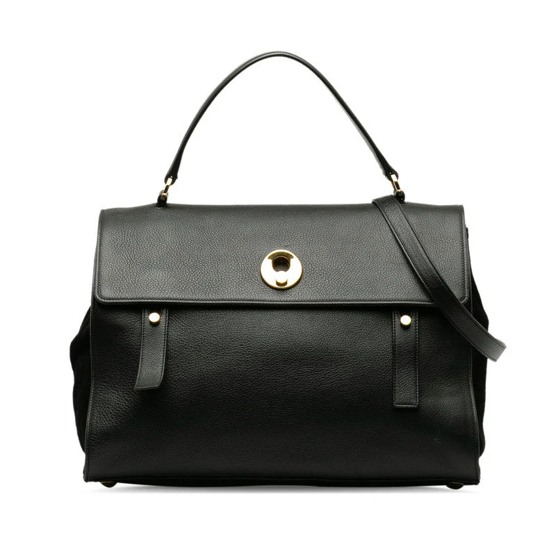 Saint Laurent Handbag Black Leather  Saint Laurent