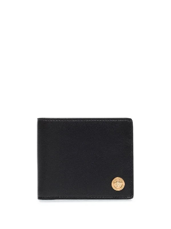 Versace Black Medusa Medallion Wallet