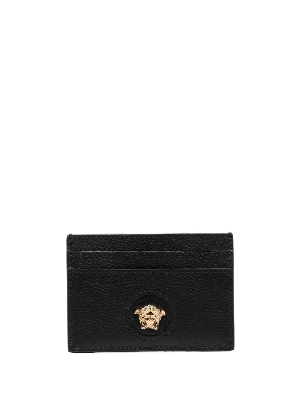 Versace Black Medusa Card Holder