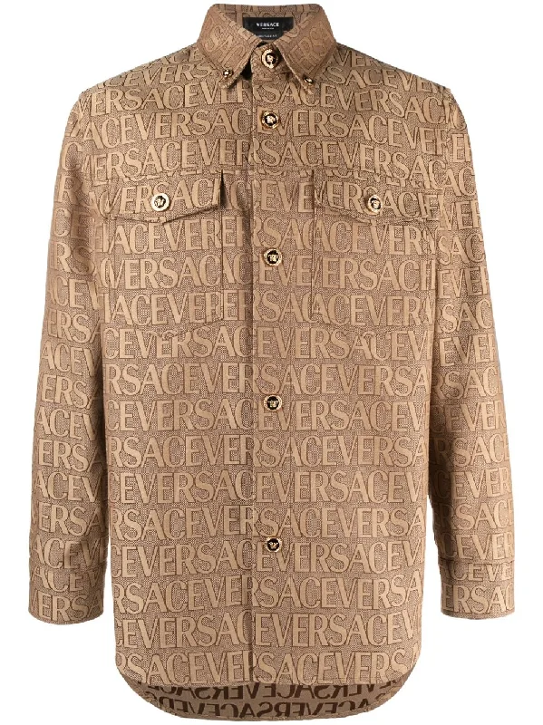 VERSACE LA VACANZA Jackets Brown