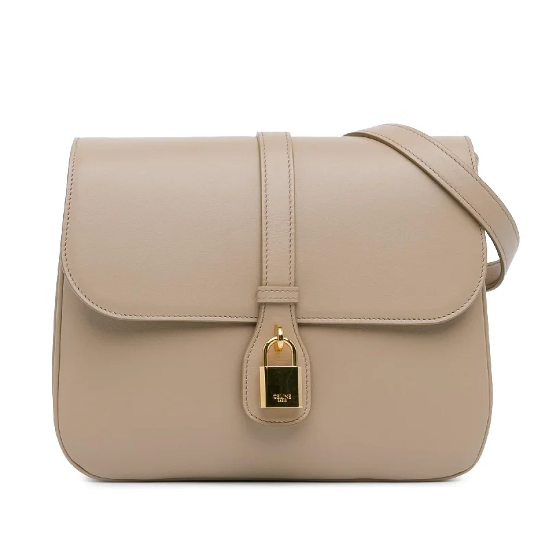 Celine Medium Leather Tabou Crossbody (SHG-crepzX)