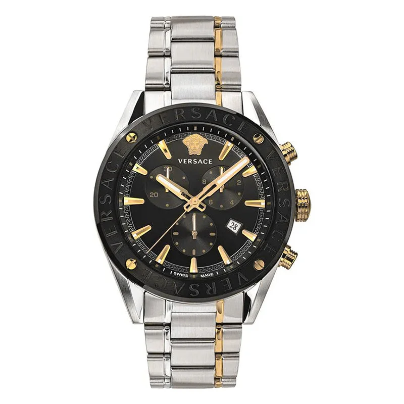 Versace Men's Watch V-Chrono Black Bracelet VEHB00619