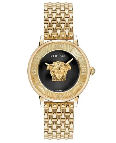 Versace Ladies Watch La Medusa Diamond Gold Bracelet VE2R00822