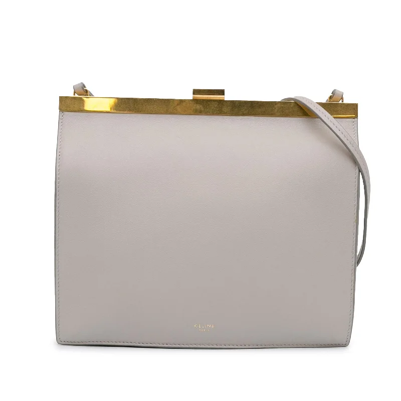 Celine Mini Smooth Calfskin Clasp Bag (SHG-v4DCpq)