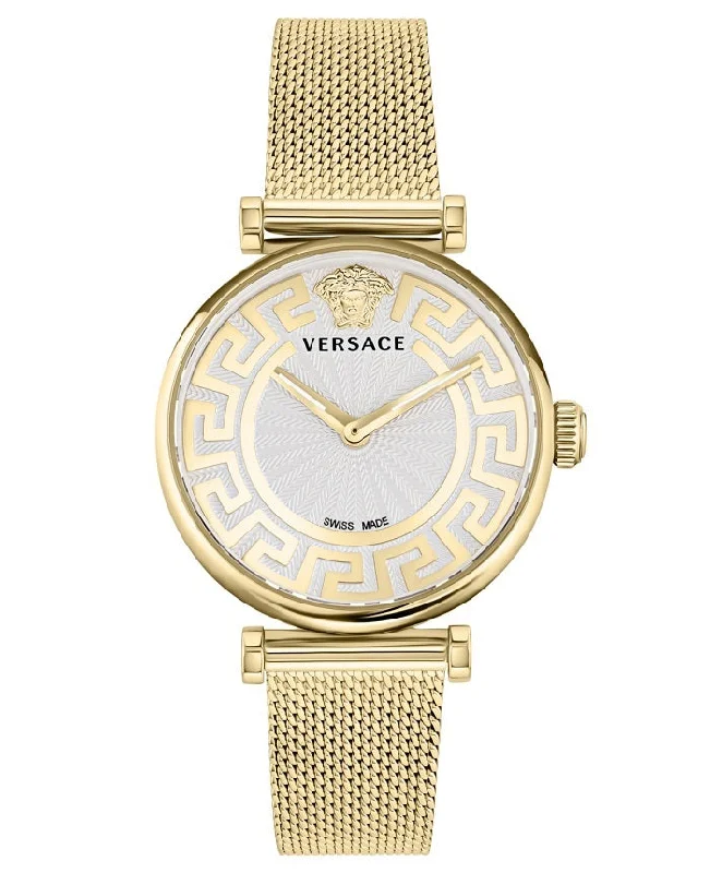 Versace Ladies Watch Lady 35mm White Milanese Bracelet VE1CA0623