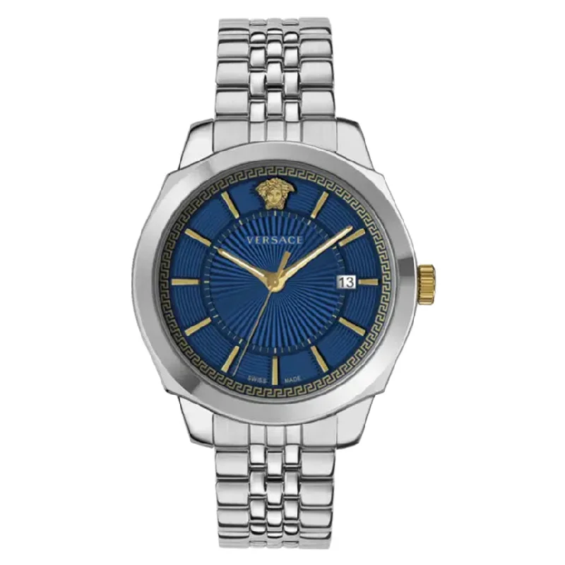 Versace Men's Watch Icon Classic Blue Bracelet VEV901523