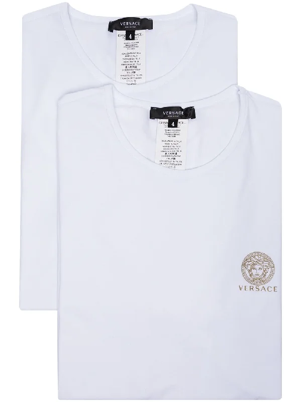 Versace T-shirts and Polos White