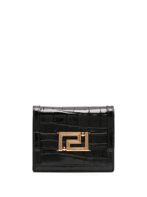 Versace Wallets Black