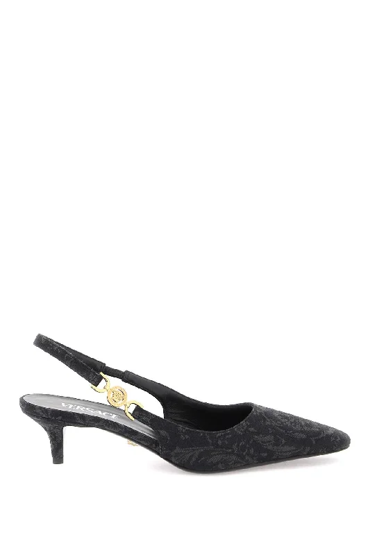 Versace medusa '95 barocco slingback pumps