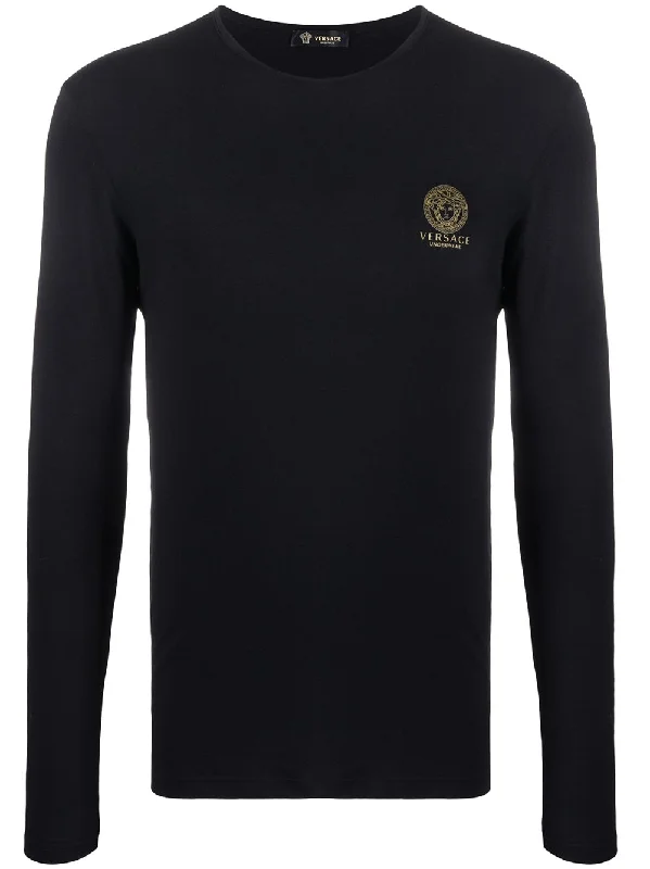 Versace T-shirts and Polos Black