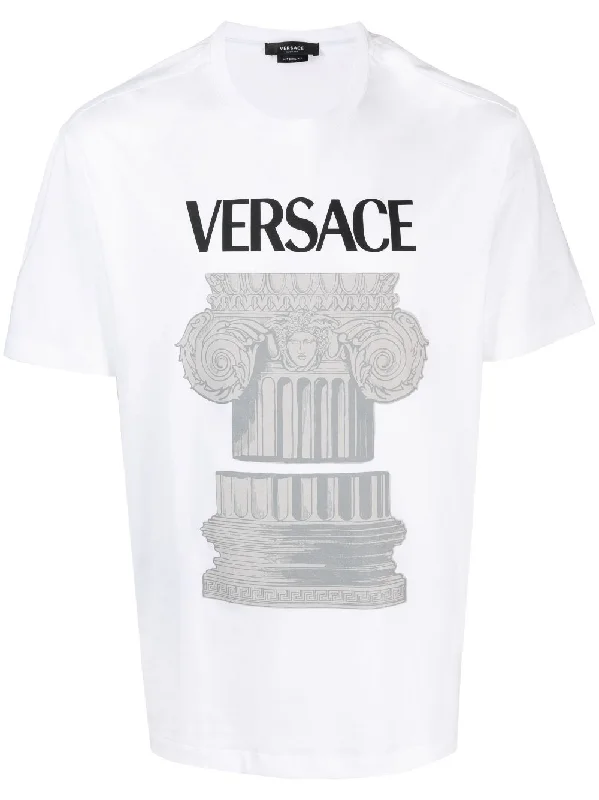 Versace T-shirts and Polos White